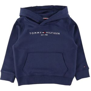 Tommy Hilfiger Hoodie - Essential - Organic - Twilight Marinblå - Tommy Hilfiger - 10 År (140) - Hoodie 140