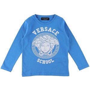 Versace Tröja - Medusa - Blå/vit - 14 År (164) - Versace Tröja 164