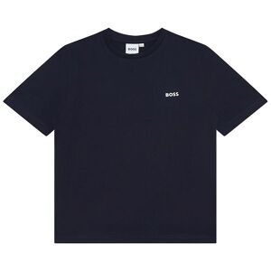 Boss T-Shirt - Marinblå - 6 År (116) - Boss T-Shirt 116