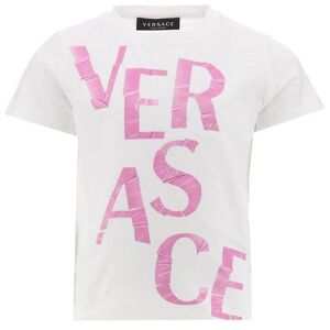 Versace T-Shirt - Vit/rosa - 14 År (164) - Versace T-Shirt 164