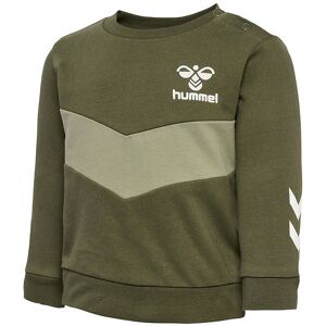 Hummel Sweatshirt - Hmlneel - Olive Natt - 74 - Hummel Sweatshirt 74