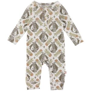 Katvig Onesie - Vit M. Tropiskt Mönster - 1½ År (86) - Katvig Onesie 86