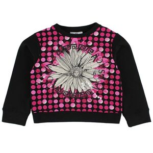 Versace Young Versace Sweatshirt - Svart M. Pink/medusa - 6 År (116) - Versace Sweatshirt 116
