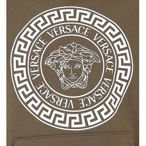 Versace Hoodie - Greca/medusa - Khaki/vit 116