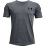 Under Armour T-Shirt - Sportstyle Vänster Bröst - Pitch Grey - Under Armour - 8 År (128) - T-Shirt 128