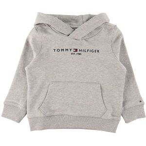 Tommy Hilfiger Hoodie - Essential - Organic - Gråmelerad 140