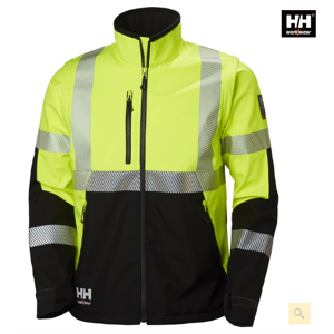 Helly Hansen Workwear JACKA 74272 ICU SOFTSHELL KL3 HV GUL XL