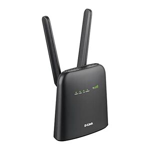 D-Link DWR-920 trådlös N300 4G LTE router, Cat4 mobil Wi-Fi-router, 4G/3G, Multi WAN, Gigabitportar, Wi-Fi N300, olåst SIM