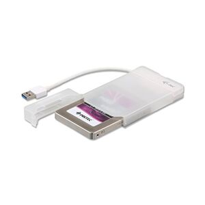 i-tec MySafe USB 3.0 extern hårddiskfodral 9,5 mm/2,5 tum för SATA I/II/III HDD SSD vit