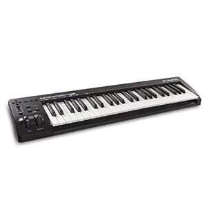 M-Audio Keystation 49 MK3 – 49-tangenters USB MIDI-klaviatur för Mac och PC med tilldelningsbara kontroller, produktionsprogramsvit ingår