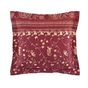 Bassetti Brenta örngott till sängkläder av 100% bomullssatin i färgen robinröd R1, mått: 40 x 40 cm – 9325893