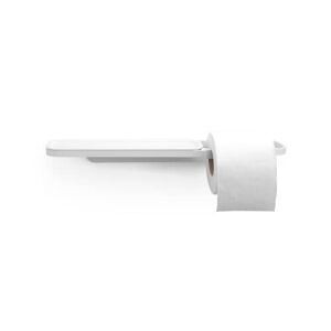 Brabantia Mindset Toilettenpapierhalter mit Ablage, Mineral Fresh White