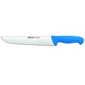 Arcos 291823 serien 2900-slaktare stek knivblad nitrum 250 mm (9,84 tum) – handtag polypropylenblå färg, 18/8 rostfritt stål