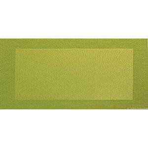 ASA Selection bordsset plast med vävd. Kantad kiwi grön