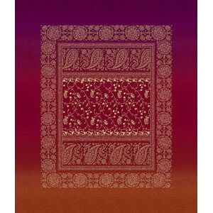 Bassetti Brenta Bordsduk – jacquard av 100% bomull i färgen rubinröd R1, mått: 140 x 170 cm – 9326074
