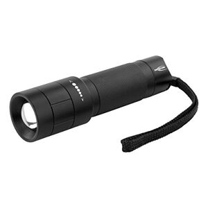 Ansmann LED-ficklampa M250F inkl. AAA-batterier – utomhus LED-arbetslampa 260 lumen och 4 funktioner – handlampa med steglös fokusering för camping och verkstad – stänkskydd IP54