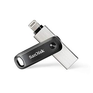 SanDisk 64GB iXpand Flash Drive Go with Lightning and USB 3.0 connectors, for iPhone/iPad, PC and Mac