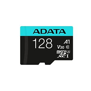 ADATA Premier Pro 128 GB microSDXC/SDHC UHS-I U3 Class 10 (V30S) minneskort, svart