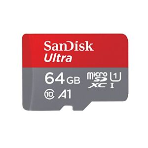 SanDisk Ultra 64 GB microSDXC UHS-I-kort för Chromebook med SD-adapter och upp till 140 MB/s överföringshastighet
