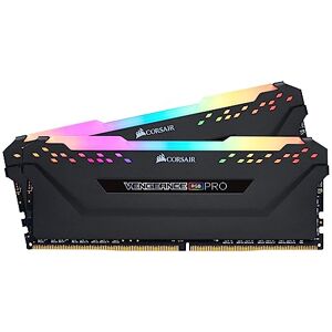Corsair Vengeance RGB PRO 16GB (2x8GB) DDR4 3200MHz C16 XMP 2.0 Enthusiast RGB LED Illuminated Memory Kit Black
