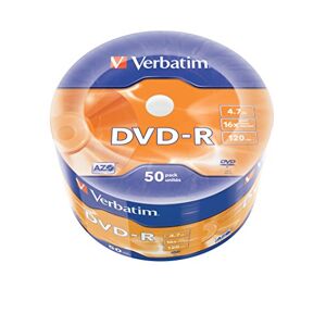 Verbatim 43788 tum DVD-R 4,7 GB 16 x 50 wrap spindel silver