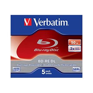 Verbatim BD-R dubbla lager – Blu-ray Disc 50 GB, 6 x brinnhastighet, juvelfodral, 5-pack