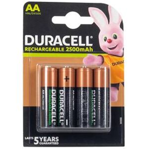 Batteri “Duracell Rechargeable” 1,2 V, AA Mignon, HR6, laddningsbar, 4-pack