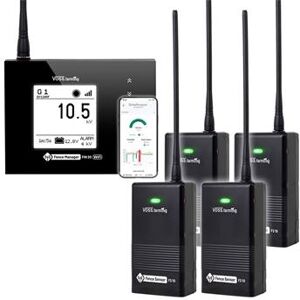 Stängselövervakning SET 4: FM 20 WiFi + 4x Sensor, elstängselkontroll via smarttelefon, VOSS.farming