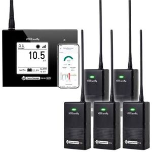 Voss Stängselövervakning SET 5: FM 20 WiFi + 5x Sensor, stängselvakt, stängselkontroll via smarttelefon,
