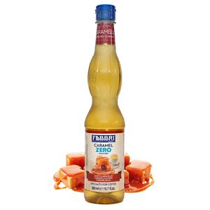 Fabbri Sockerfri karamellsirap - 560 ml.