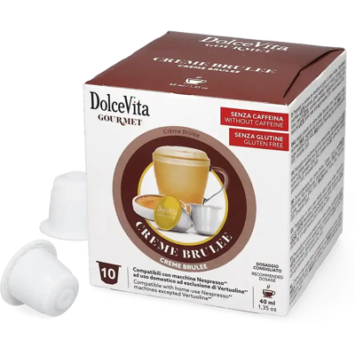 Nespresso Dolce Vita Crème Brûlée - 10 kapslar till Nespresso Dolce Vita Crème Brûlée - 10 kapslar till