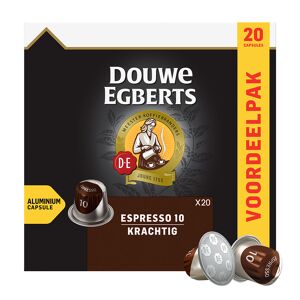Nespresso Douwe Egberts Espresso 10 Krachtig XL till . 20 kapslar