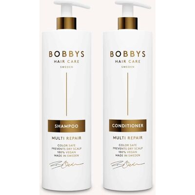 Bobbys Multi Repair Schampo & Balsam 1000 Ml Bobbys Multi Repair Schampo & Balsam 1000 Ml