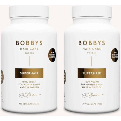 Bobbys Superhair 2 Pack (4 Månaders Förbrukning) Bobbys Superhair 2 Pack (4 Månaders Förbrukning)
