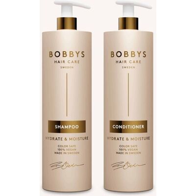 Bobbys Hydrate & Moisture Schampo Och Balsam 1000 Ml Bobbys Hydrate & Moisture Schampo Och Balsam 1000 Ml