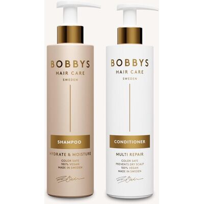 Bobbys Hydrate Schampo Och Multi Repair Balsam 250 Ml Bobbys Hydrate Schampo Och Multi Repair Balsam 250 Ml