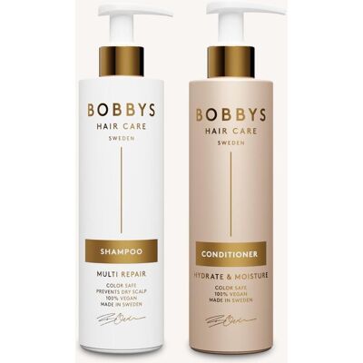 Bobbys Multi Repair Schampo & Hydrate Balsam 250 Ml Bobbys Multi Repair Schampo & Hydrate Balsam 250 Ml