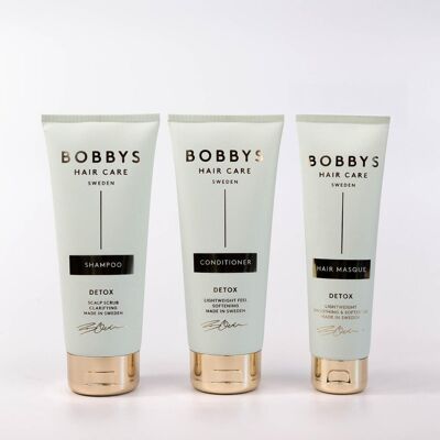 Bobbys Detox Schampo & Balsam 200 Ml + Hårinpackning 150 Ml Bobbys Detox Schampo & Balsam 200 Ml + Hårinpackning 150 Ml