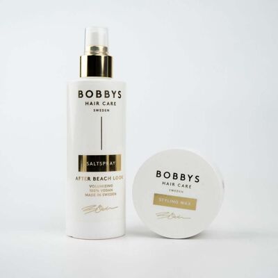 Bobbys Hårvax 100 Ml & Saltspray 200 Ml Bobbys Hårvax 100 Ml & Saltspray 200 Ml