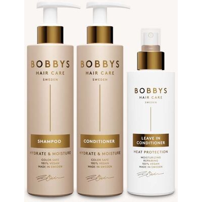 Bobbys Hydrate & Moisture Schampo Och Balsam 250 Ml + Leave-In Balsam 200 Ml Bobbys Hydrate & Moisture Schampo Och Balsam 250 Ml + Leave-In Balsam 200 Ml
