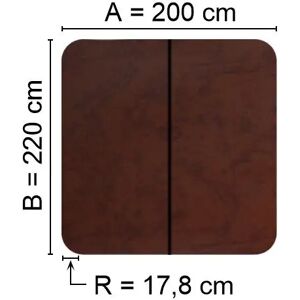 Kuben Spalock 200 X 220 R=17,8 Cm Brunt För Hotspring M.Fl. Kuben Spalock 200 X 220 R=17,8 Cm Brunt För Hotspring M.Fl.