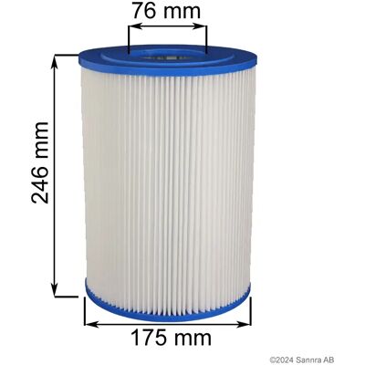 Kuben Spafilter Till Hayward C-250 Och Cx250 Kuben Spafilter Till Hayward C-250 Och Cx250