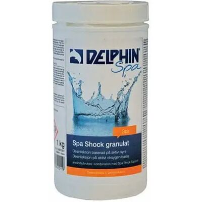 Delphin Spakemi Spa Shock Granulat 1kg Klorfri Desinfektion För Spabad Delphin Spakemi Spa Shock Granulat 1kg Klorfri Desinfektion För Spabad