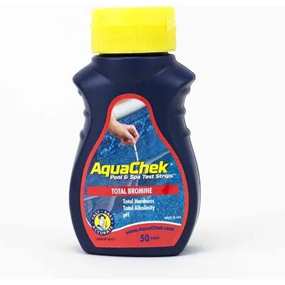 AquaChek 521252A 4-i-1 Totalt bromtestremsor - 50 stycken AquaChek 521252A 4-i-1 Totalt bromtestremsor - 50 stycken