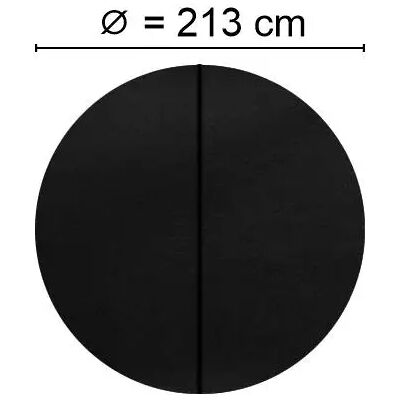 Kuben Spalock Ø Runt 213 Cm Svart För Folkpool, Jacuzzi Kuben Spalock Ø Runt 213 Cm Svart För Folkpool, Jacuzzi