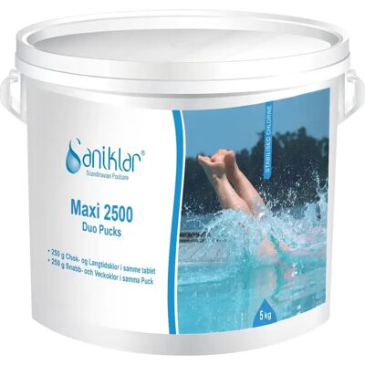 Kuben Klorpuckar Saniklar Maxi2000 Tabs 200 G, 5 Kg Kuben Klorpuckar Saniklar Maxi2000 Tabs 200 G, 5 Kg