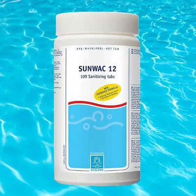 SpaCare Sunwac 12, Effektiva Klortabletter SpaCare Sunwac 12, Effektiva Klortabletter