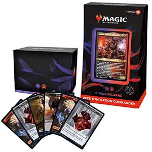 Magic The Gathering Commander Magic Initiation Deck: The Gathering kaos inåtväxande (svart-röd) (fransk version)