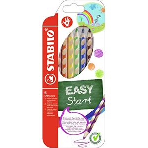 STABILO Colouring Pencil  EASYcolors Right Handed Wallet of 6 Assorted Colours