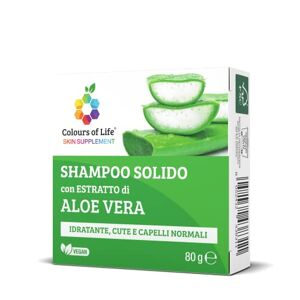 Colours Of Life SKIN SUPPLEMENT Solid Shampoo Aloe Vera 80 g